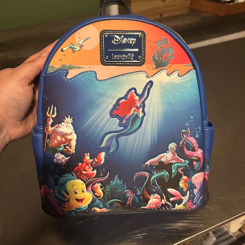 Disney Loungefly Little Mermaid Backpack